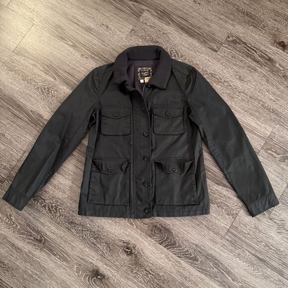 J. Crew Washed & Aged Utility Jacket - Picture 1 of 10